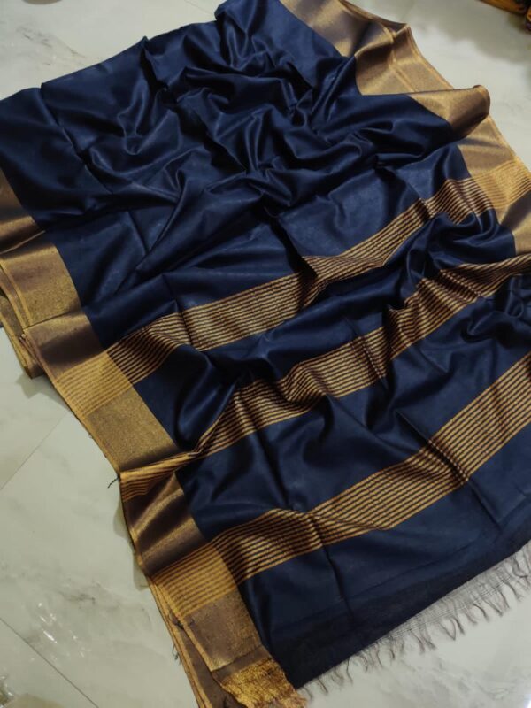 Cotton silk woven Bhagalpuri sarees