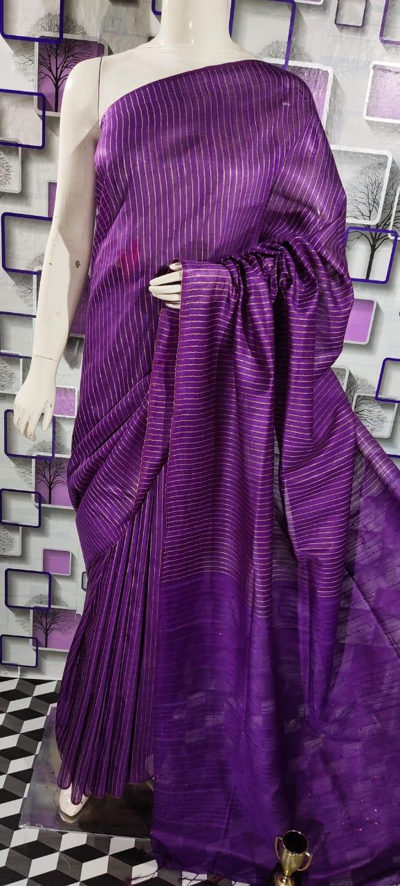 Cotton silk woven Bhagalpuri sarees