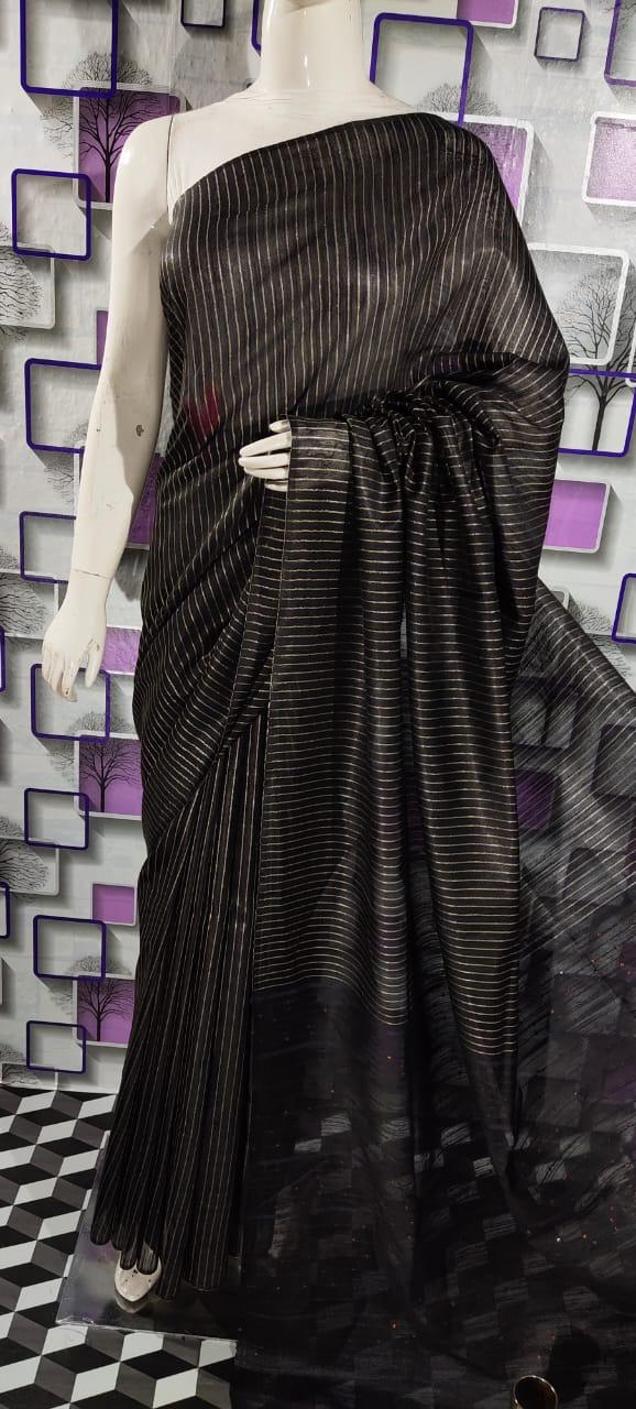 Cotton silk woven Bhagalpuri sarees