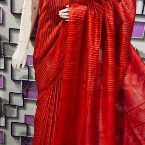 Cotton silk woven Bhagalpuri sarees