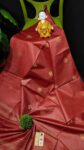 Woven heart motifs saree