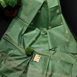 Woven heart motifs saree