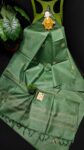 Woven heart motifs saree