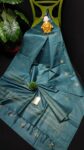 Woven heart motifs saree