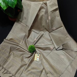 Woven heart motifs saree