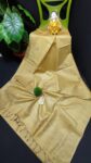 Woven heart motifs saree