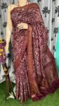 Hand b0utique print saree