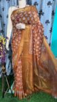 Hand b0utique print saree