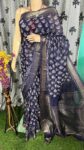 Hand b0utique print saree