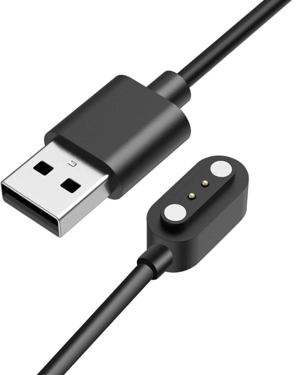 Universal 2 Pin Magnetic Charging Cable for Smart Watch (T500, T55, T500+, W26+)
