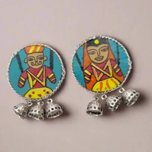 Rainvas Kathputli Gudda Guddi wodden studs