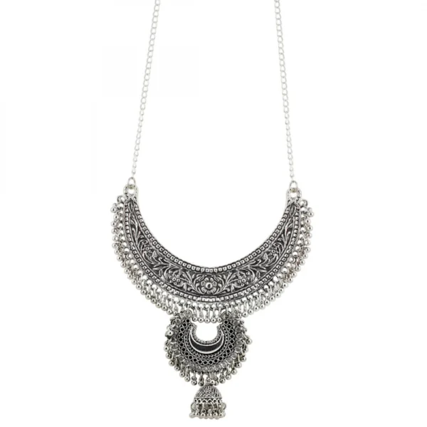Handmade Antique Oxidized German Silver Necklace