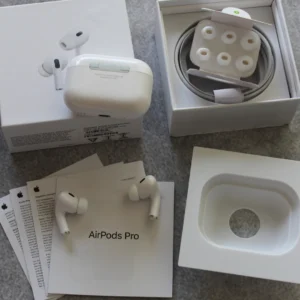 Airpods Pro with MagSafe Charging Case Bluetooth Headset  (White, True Wireless)