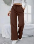Women Solid Track Pants