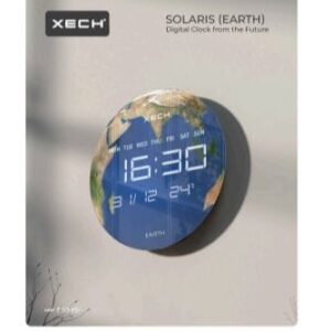 XECH solaris earth desktop clock speaker