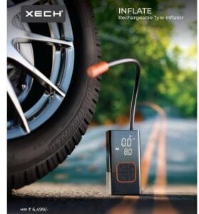 XECH INFLATE rechargeable tyre inflator