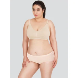 Dermawear Women's Ally Plus Support Bust Shaper Brassiere (Model: Ally Plus, Color:Cream, Material: 4D Stretch)