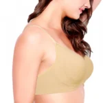 Enamor Women'S Side Support Shaper Supima Cotton Everyday Brassiere (Model: A042, Color: PaleSkin, Material: Cotton)