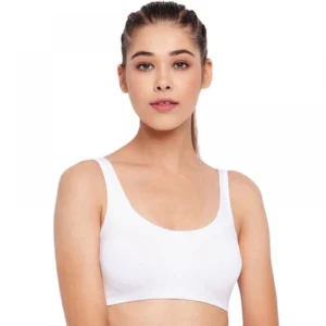 Enamor Women'S Low Impact Brassiere (Model: SB06, Color: White, Material: Cotton)