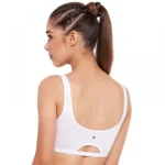 Enamor Women'S Low Impact Brassiere (Model: SB06, Color: White, Material: Cotton)