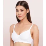 Enamor Women'S Side Support Shaper Supima Cotton Everyday Brassiere (Model: A042, Color: White, Material: Cotton)