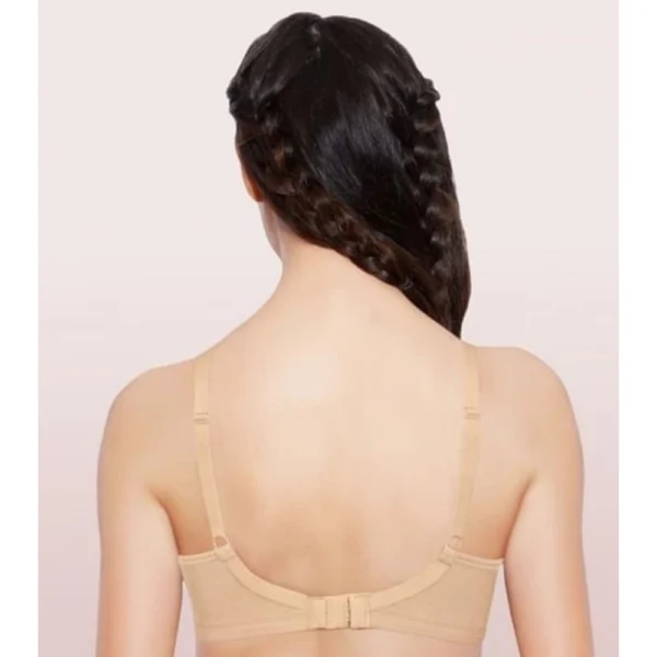 Enamor Women'S Side Support Shaper Supima Cotton Everyday Brassiere (Model: A042, Color: Skin, Material: Cotton)