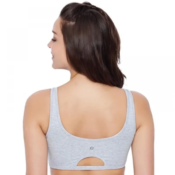 Enamor Women'S Low Impact Brassiere (Model: SB06, Color: GreyMelange, Material: Cotton)