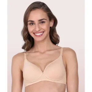 Enamor Women'S Perfect Coverage Supima Cotton T Shirt Brassiere (Model: A039, Color: Skin, Material: Cotton)