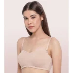 Enamor Women'S Perfect Shaping Cotton Strapless Brassiere (Model: A019, Color: Skin, Material: Cotton)