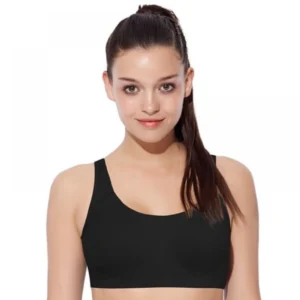 Enamor Women'S Low Impact Brassiere (Model: SB06, Color: Black, Material: Cotton)