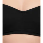 Enamor Women'S Perfect Shaping Cotton Strapless Brassiere (Model: A019, Color: Black, Material: Cotton)