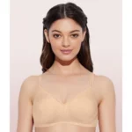 Enamor Women'S Side Support Shaper Supima Cotton Everyday Brassiere (Model: A042, Color: Skin, Material: Cotton)