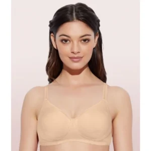 Enamor Women'S Side Support Shaper Supima Cotton Everyday Brassiere (Model: A042, Color: Skin, Material: Cotton)