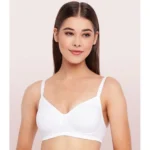 Enamor Women'S Side Support Shaper Supima Cotton Everyday Brassiere (Model: A042, Color: White, Material: Cotton)