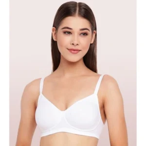 Enamor Women'S Side Support Shaper Supima Cotton Everyday Brassiere (Model: A042, Color: White, Material: Cotton)