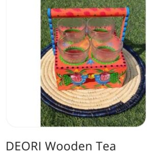 DEORI WOODEN TEA SERVEWARE