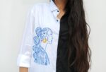 "FAKE IT UNTIL YOU MAKE IT" Cotton Shirt for Women