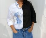 "FAKE IT UNTIL YOU MAKE IT" Cotton Shirt for Women