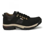 Men Black Color Leatherette Material Casual Boots