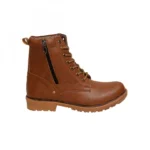 Men Tan Brown Color Synthetic Material Casual Long Boots