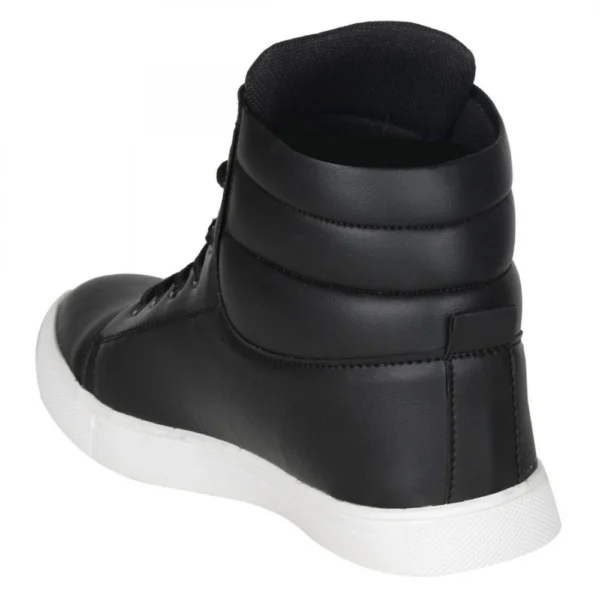 Men Black Color Synthetic Material Casual Sneakers