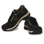 Men Black Color Leatherette Material Casual Boots