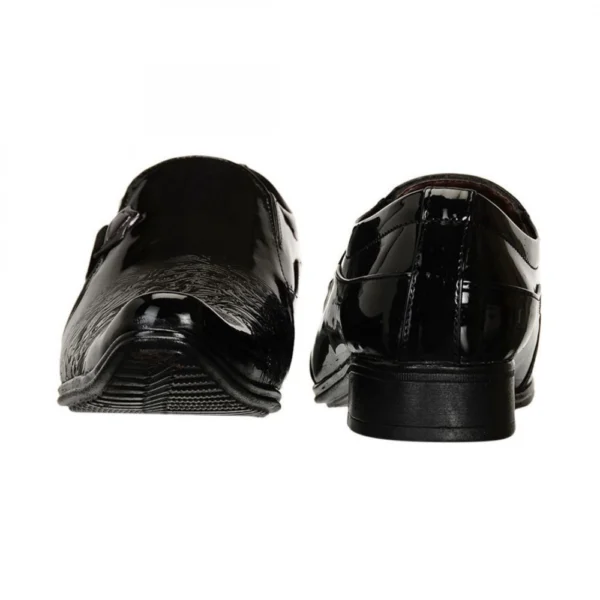 Men Black Color Synthetic Material Casual Formal Shoes