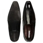 Men Black Color Synthetic Material Casual Formal Shoes