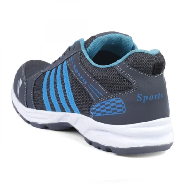 Men Grey,Blue Color Mesh Material Casual Sports Shoes