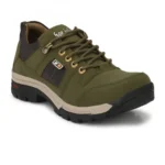 Men Dark Green,Black Color Leatherette Material Casual Boots