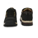 Men Black Color Leatherette Material Casual Boots