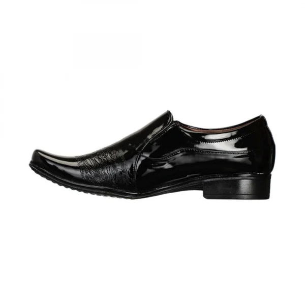 Men Black Color Synthetic Material Casual Formal Shoes