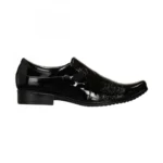 Men Black Color Synthetic Material Casual Formal Shoes
