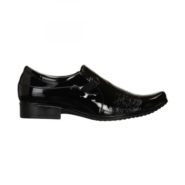 Men Black Color Synthetic Material Casual Formal Shoes